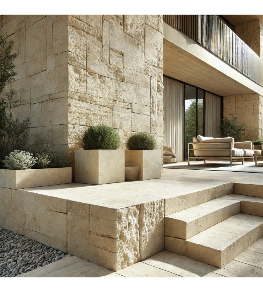 Travertino Romano Rock Face – Stone Casa